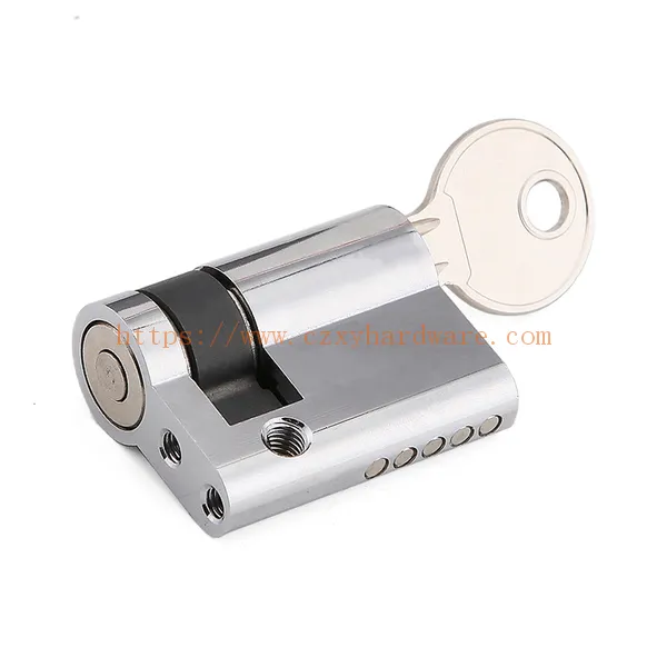 Euro Half Cylinder Lock 45mm 5 Pins With Adjustable Cam for Garage Doors